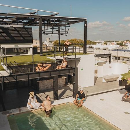 Caleta Hostel Rooftop & Pool Cancún Exteriör bild