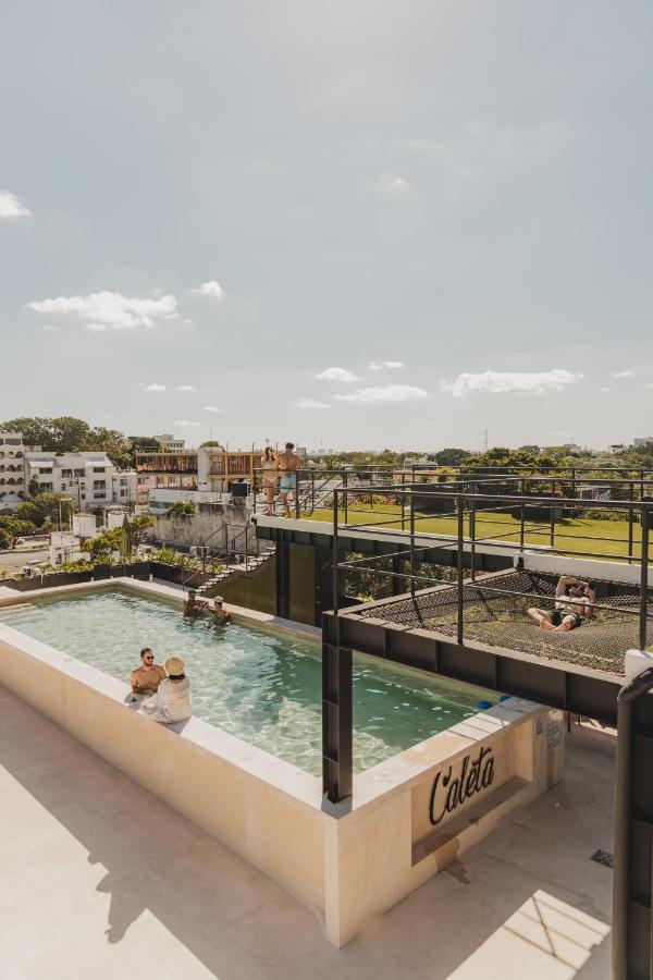 Caleta Hostel Rooftop & Pool Cancún Exteriör bild