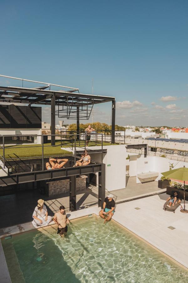 Caleta Hostel Rooftop & Pool Cancún Exteriör bild